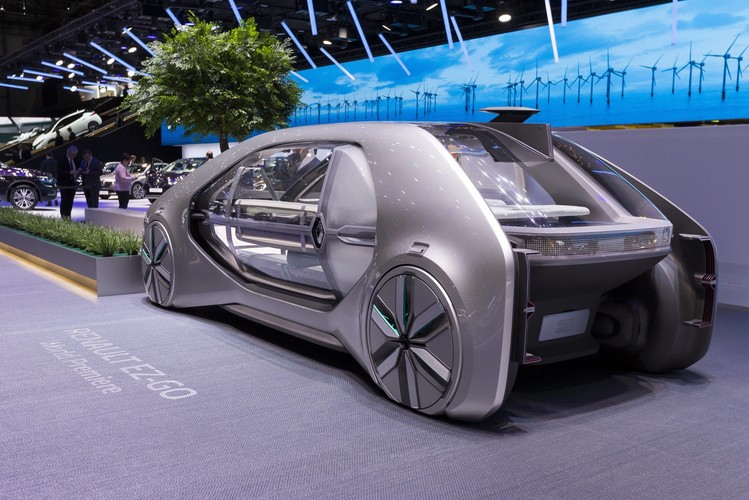 Autonomiczny samochód o napędzie elektrycznym Renault EZ-GO
