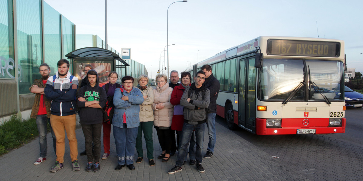 Mieszkańcy Kokoszek chcą autobusu do Gdańska
