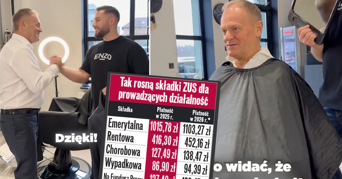 Premier Tusk zdradził to u barbera. 2,5 mln osób odczułoby ulgę
