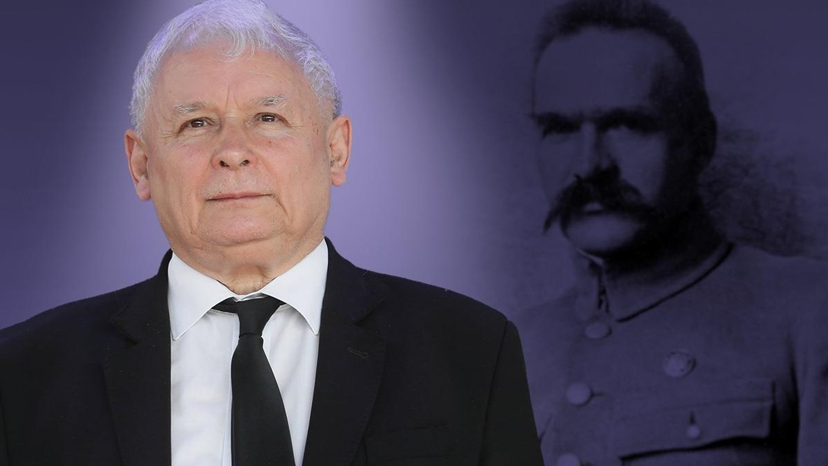 Józef Piłsudski Jarosław Kaczyński