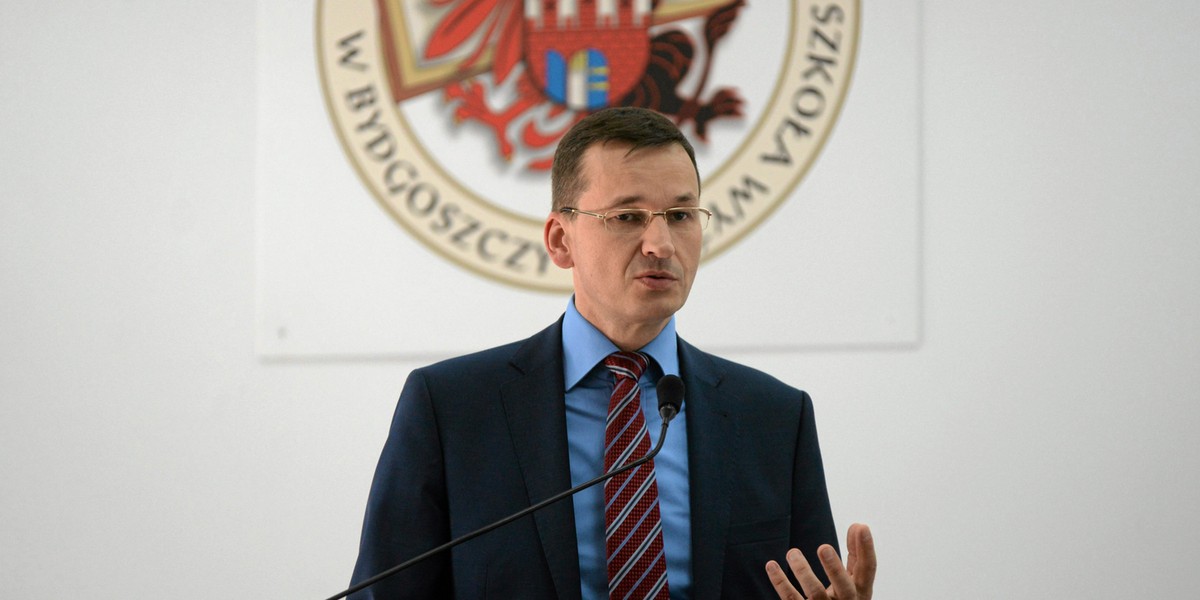 Wicepremier i minister rozwoju Mateusz Morawiecki