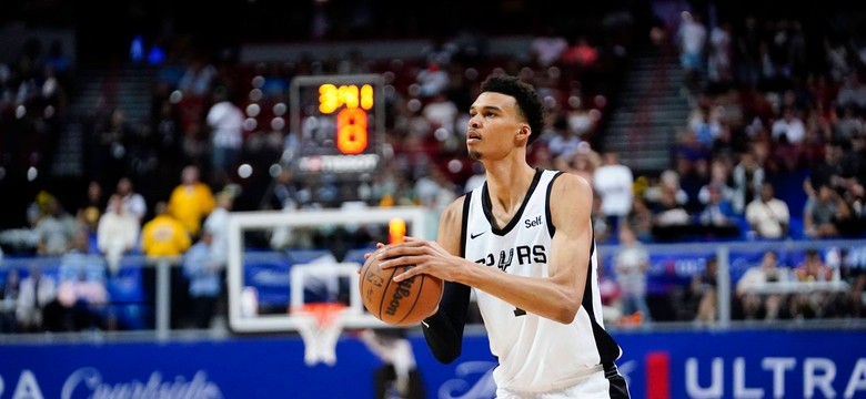 Wembanyama nie zagra do końca Ligi Letniej NBA