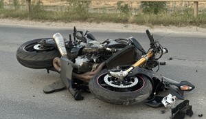 Oboreni motociklista