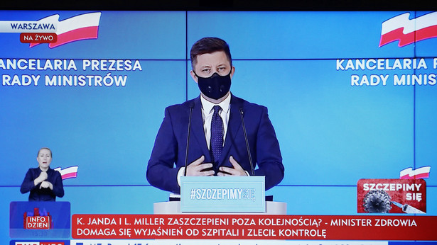 Szef KPRM Michał Dworczyk