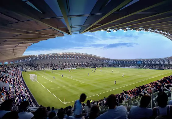 Powstanie pierwszy na świecie drewniany stadion piłkarski. Studio Zahy Hadid chwali się projektem