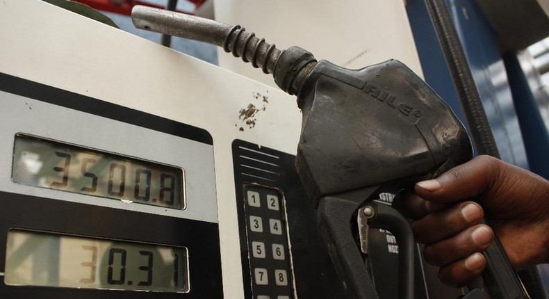 A fuel attendant at Petrol Station