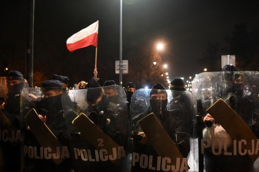 Protest Kobiet w Warszawie. 18.11 