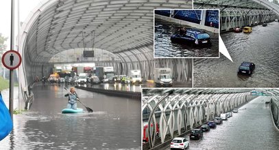 Warszawa pod wodą! Szokujące obrazy z trasy S8