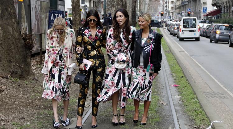 A milánói street fashion legjobbjai - Kivirultak az utcák a márkáktól