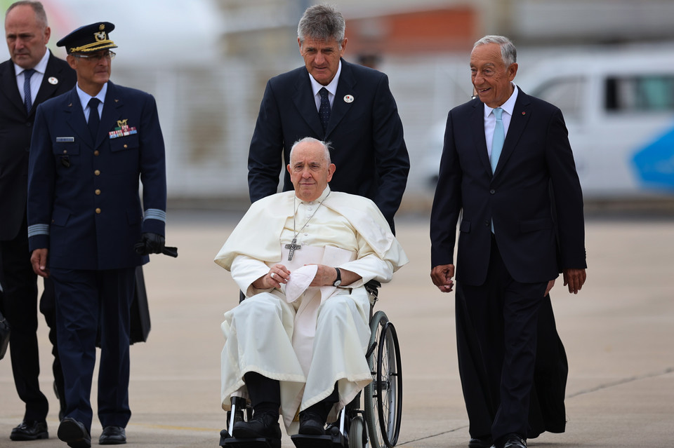 Światowe Dni Młodzieży w Portugalii. Papież Franciszek przybył do Lizbony