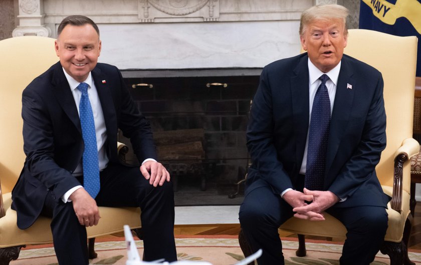 Donald Trump i Andrzej Duda