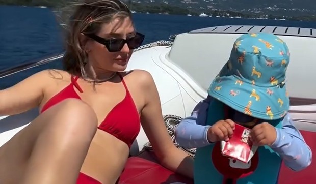 Anđela Jovanović sa sinom