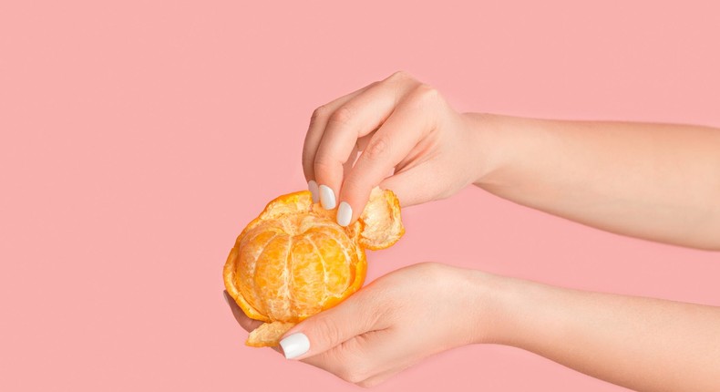 TikTok says that the secret to a long relationship is peeling oranges.Prostock-Studio