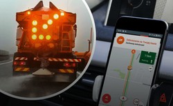 Yanosik nową funkcją wykrywa odśnieżanie dróg. Pługopiaskarki na celowniku kierowców
