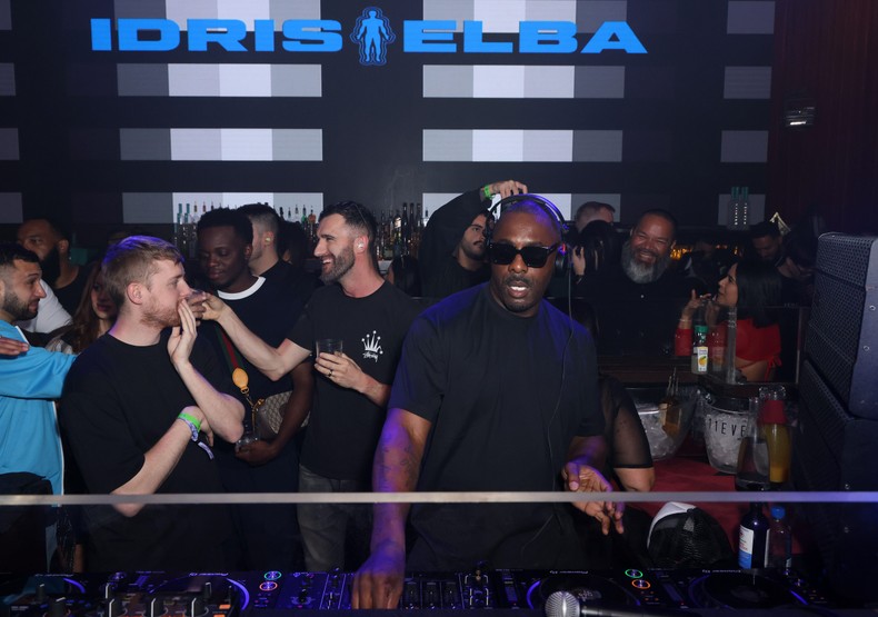 Idris Elba DJing in Miami in March 2023.Alexander Tamargo/Getty