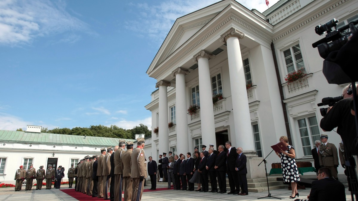 Wręczenie odznaczeń i nominacji generalskich