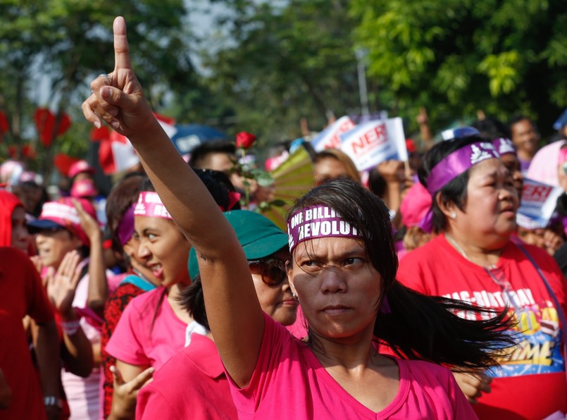 Akcja "One Billion Raising". Manila, Filipiny