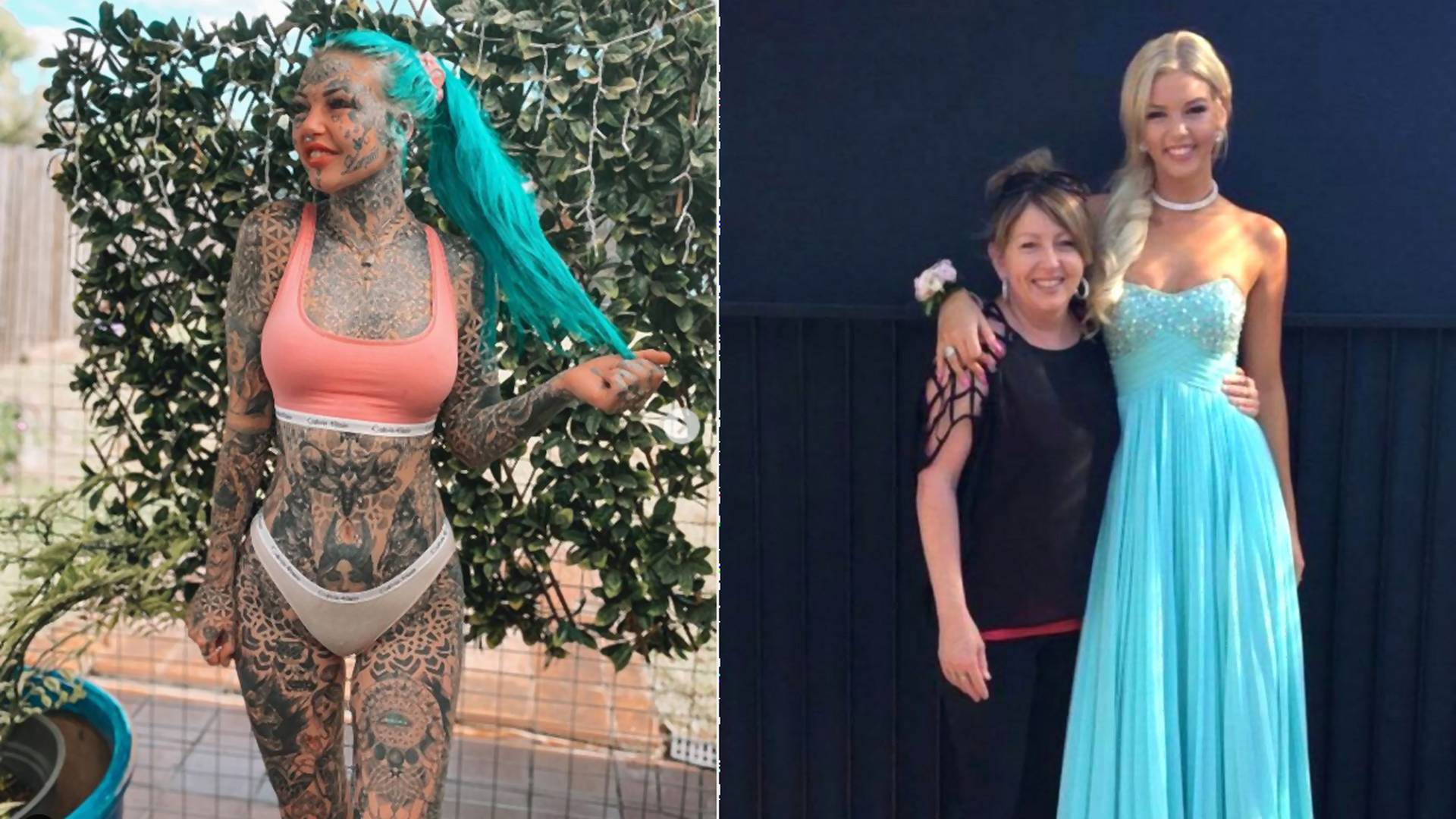 Döbbenetes átalakulás: így nézett ki korábban a tetoválás függő influencer