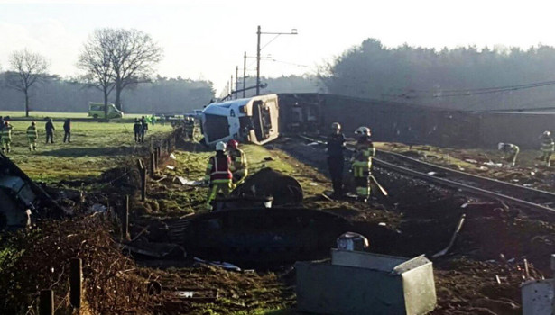 Wypadek kolejowy w Holandii