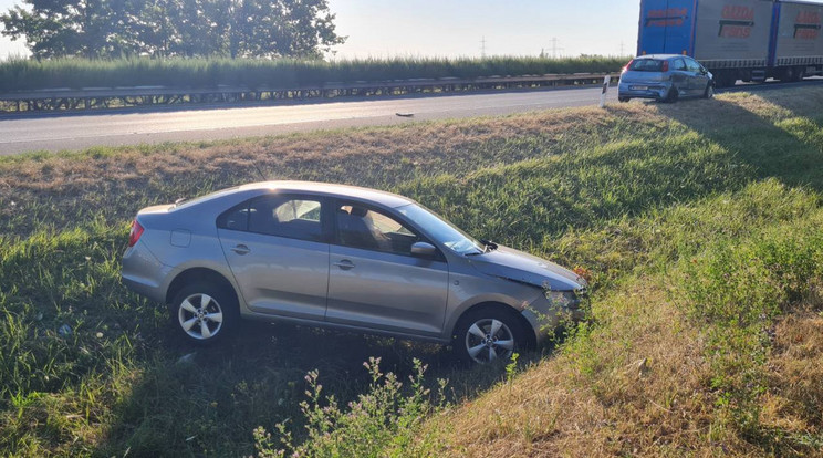 Személyi sérülés nem történt / Fotó: Baleset-info 