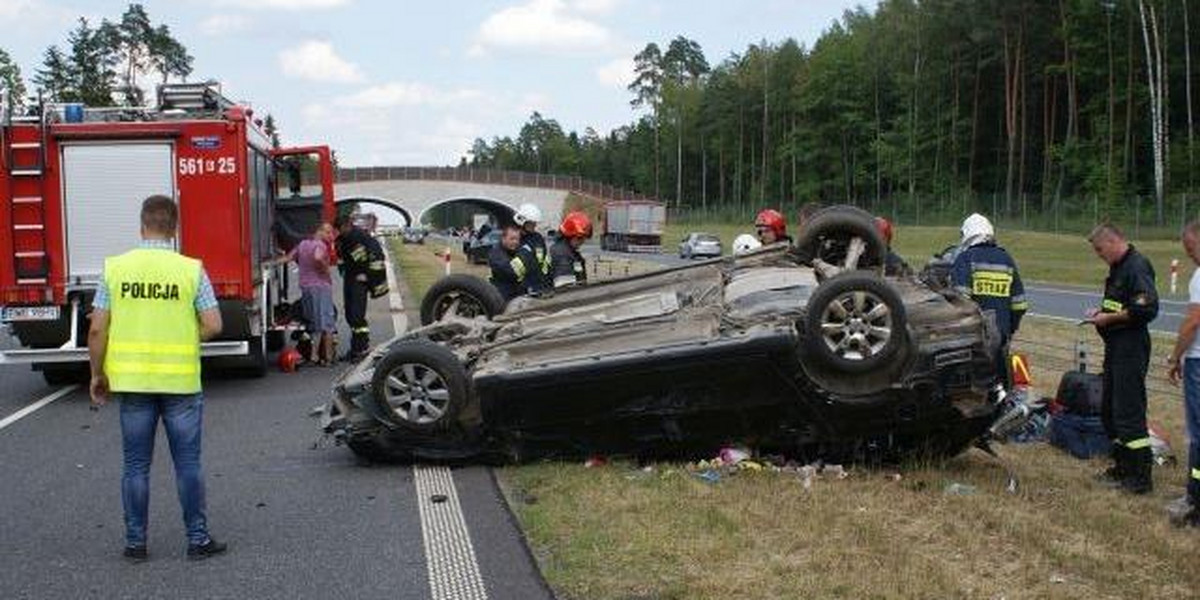 Do wypadku doszło na S8 w powiecie wieruszowskim