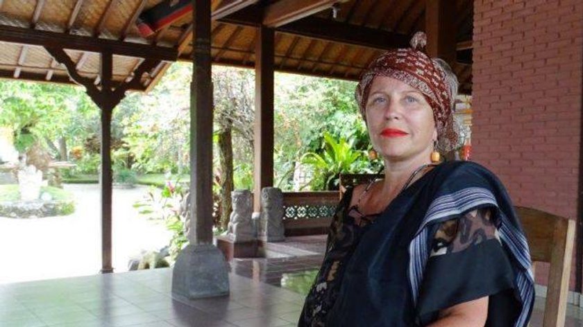 Krystyna Janda na Bali