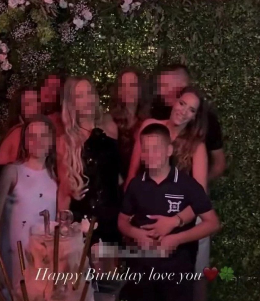 Tamara Zvicer na ćerkinom rođendanu