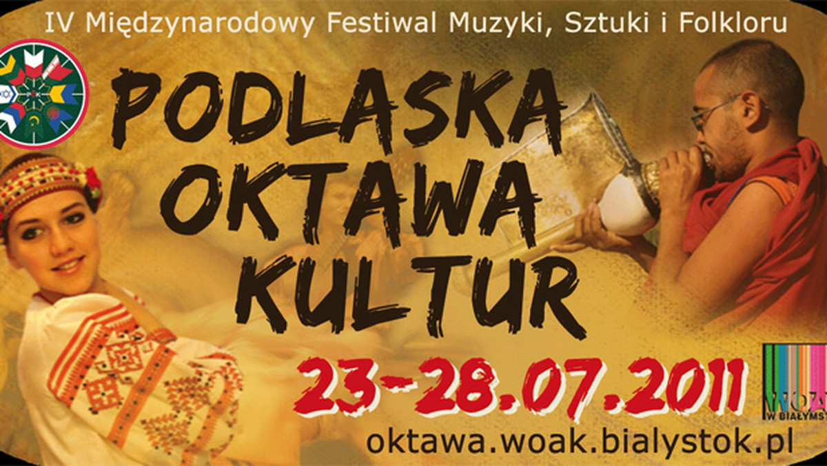 Ponad 500 wykonawców muzyki folkowej z różnych stron świata wystąpi w Podlaskiem podczas 4. Międzynarodowego Festiwalu Muzyki, Sztuki i Folkloru "Podlaska Oktawa Kultur". Festiwal odbędzie się w dniach 23-28 lipca - poinformowali w środę organizatorzy.