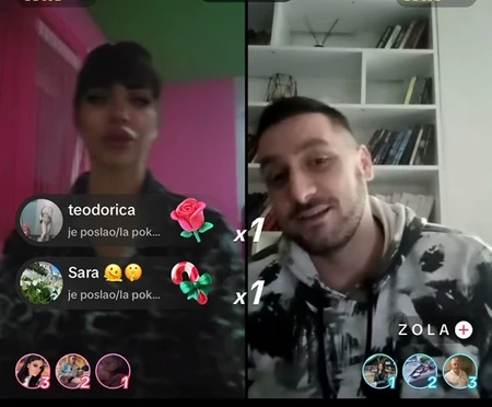 Miljana i Zola na lajvu