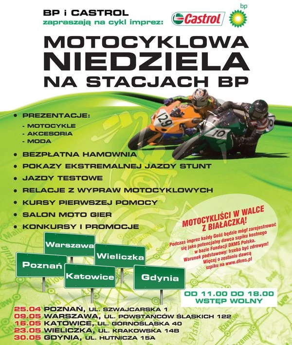 Motocyklowa niedziela na stacjach BP