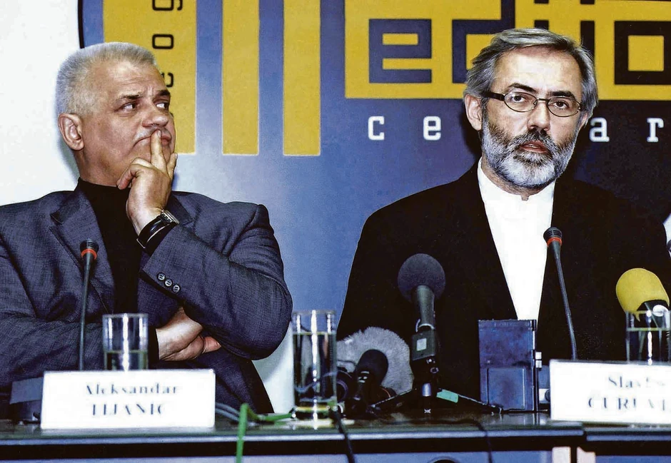 Aleksandar Tijanić i Slavko Ćuruvija