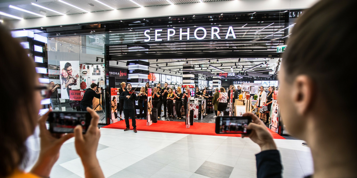Sklepy Sephora cieszą się dużą popularnością