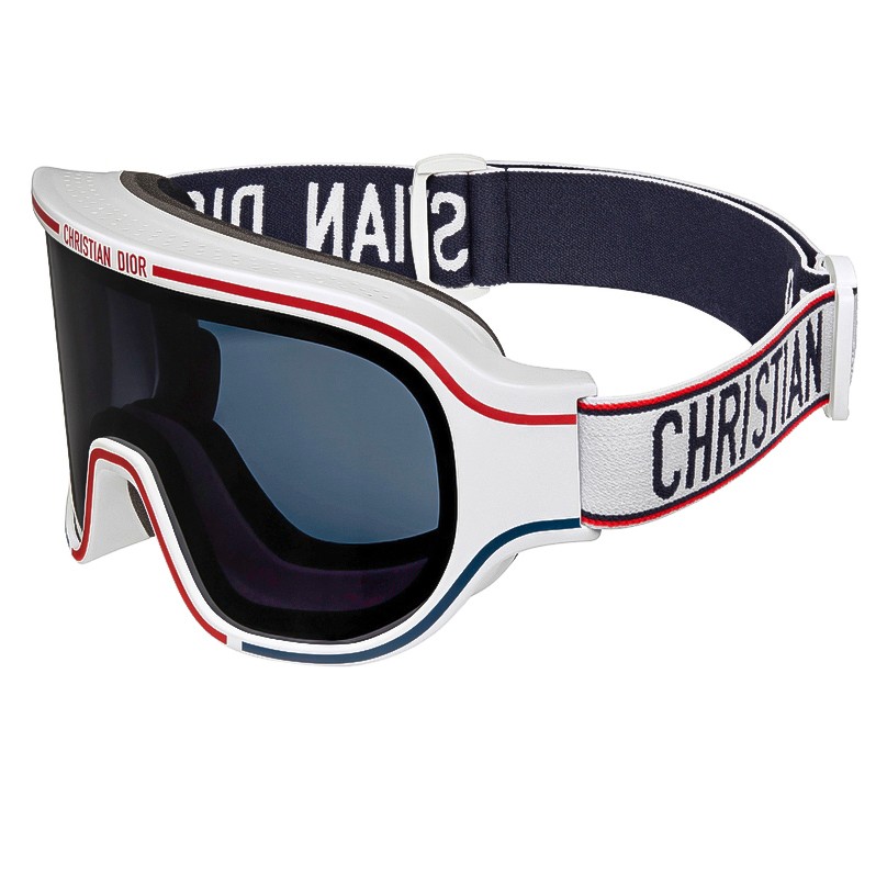 Visier: dreitönige Skibrille mit Antibeschlagsbeschichtung von Dior für 930 Franken.