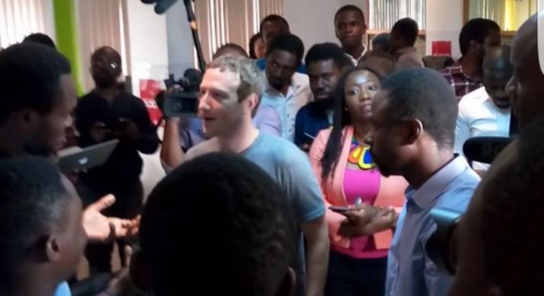 Mark Zuckerberg at the CcHub