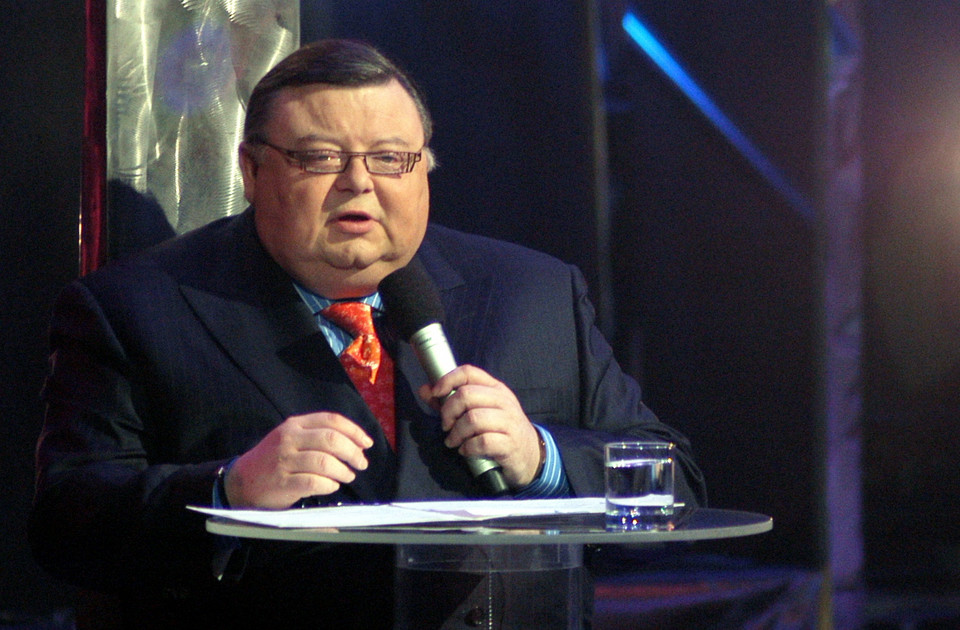 Wojciech Mann w programie "Szansa na sukces", 2006 r.