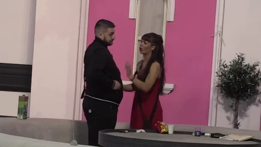 Lazar Čolić Zola i Miljana Kulić (Foto: Screenshot TV Pink)