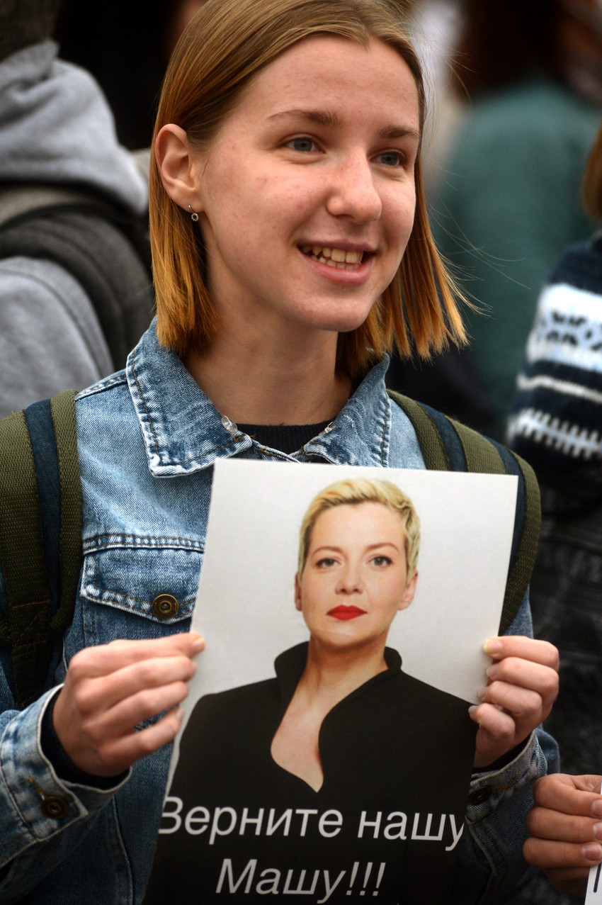 Protesti zbog otmice i hapšenja Marije Kolesnikove