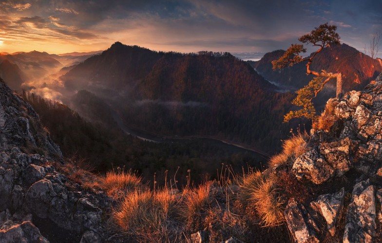 Przełom Dunajca / Fot. Karol Nienartowicz / 'Górskie wyprawy fotograficzne'