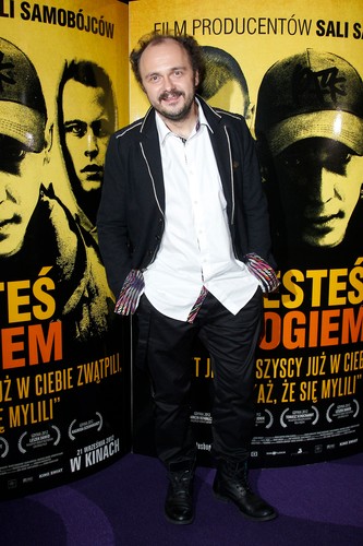 Arkadiusz Jakubik na premierze 'Jestem Bogiem' w Warszawie