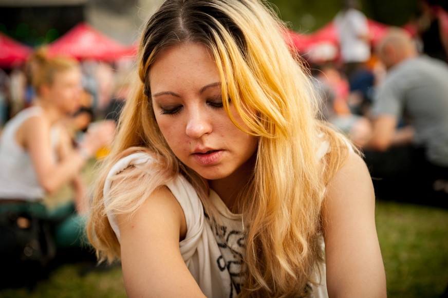 OFF Festival 2012 - publiczność (fot. Monika Stolarska / Onet)