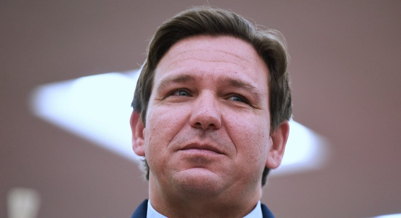 Florida Gov. Ron DeSantis accused national media of being 'obsessed' with coverage of the January 6, 2021, attack on the US Capitol.