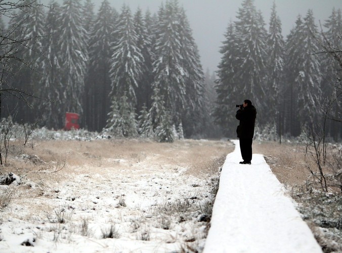Signal de Botrange - najwyższy szczyt w Belgii