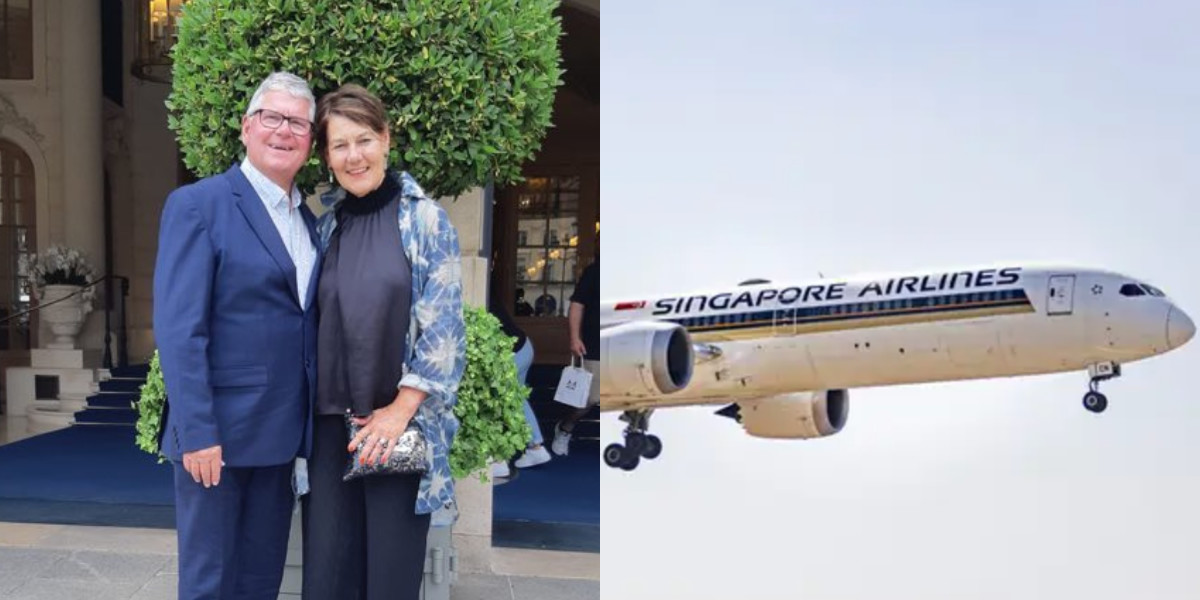 Gill i Warren Press podróżowali Singapore Airlines.