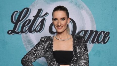 Moderátorka Adela Vinczeová počas Let's Dance.