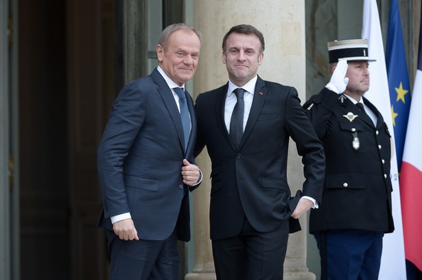 Donald Tusk, Emmanuel Macron