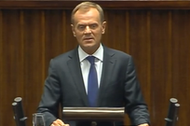 Tusk, Kaczynski, wotum nieufnosci, wideo