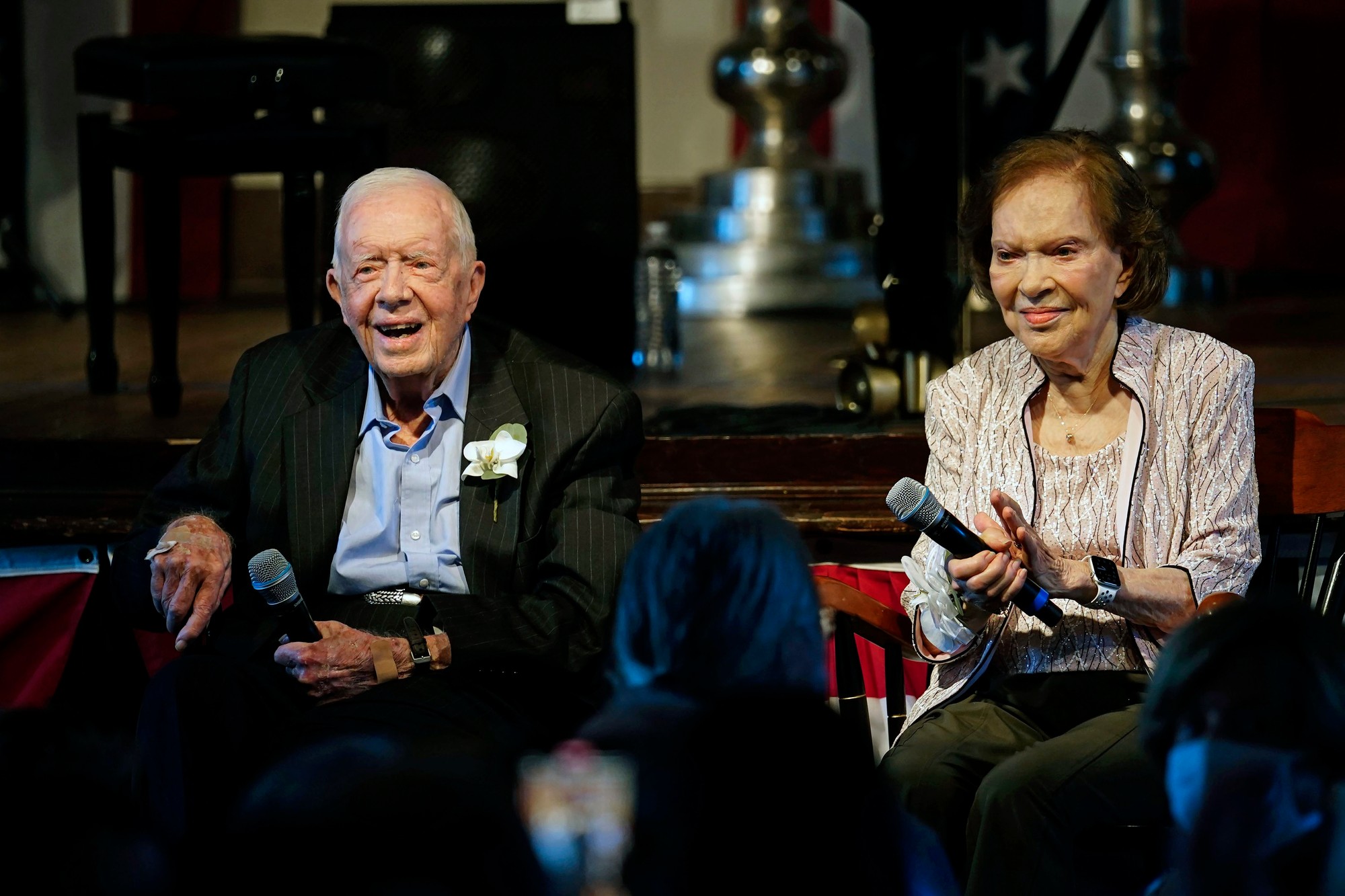 Jimmy Carter a jeho manželka Rosalynn Carter.