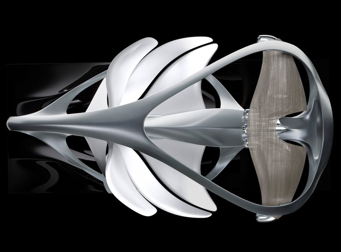 Rzeźba o nazwie Mercedes-Benz Aesthetics No. 2 to idea, która przybrała widzialny kształt.