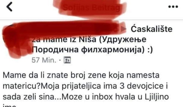 nameštanje materice