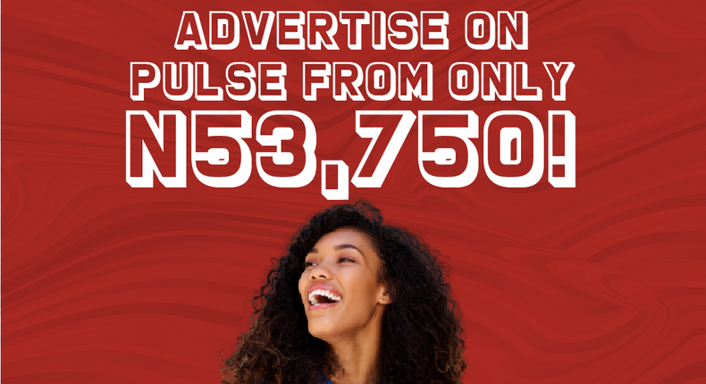 Advertise on Pulse from only N53,750!